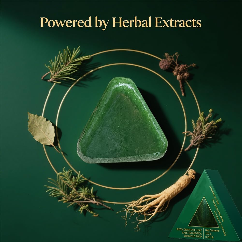 Nature Seven™ Green Shampoo Bar – Plant-Based & Nourishing