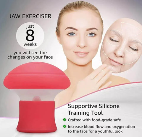 Ageless Jawline Exerciser™ – Double Chin Remover & Face Slimming Tool🔥For Both Men & Women