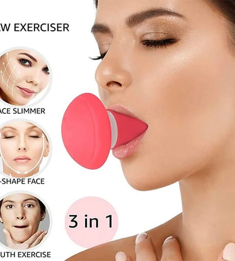 Ageless Jawline Exerciser™ – Double Chin Remover & Face Slimming Tool🔥For Both Men & Women